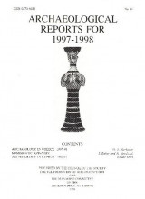 Archeological Reports for 1997-1998 (No 44)