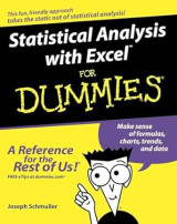 Statistical Analysis with Excel For Dummies