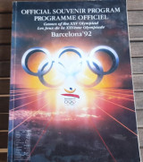 Oficial program Olympic Games Barcelona 1992