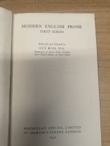 Modern English Prose