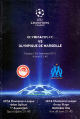 Ολυμπιακός - Μαρσέιγ / Match Program - Champions League 2011-2012