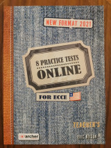 8 Practice Tests Online For Ecce (Teacher's)