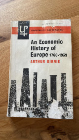An economic history of Europe 1760-1939