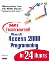Sams-Teach Yourself Microsoft Access 2000 Programming in 24 hours