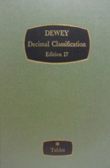 Dewey's Decimal Classification, 17th Edition