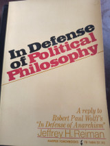 In Defense of Political Philosophy