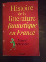 Histoire de la litterature fantastique en france