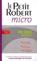 Le petit Robert micro