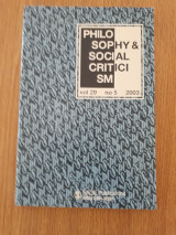 Philosophy & Social criticism, vol. 29, no. 6