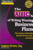 The ABC's of Writing Winning Business Plans