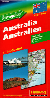Map of Australia + Distance Road Map