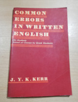 Common errors in written English