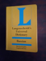 Langenscheidt s universal Russian dictionary Russian/ English, English/ Russian