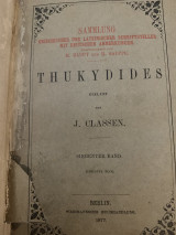 Thukydides erklärt von J Classen 1877