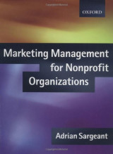 Marketing Management for NonProfit Organizations