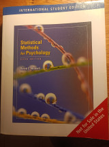 Statistical methods for psychology