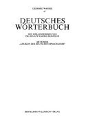 Deutsches Wörterbuch