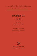 Homeri Ilias: Rhapsodias XIII-XXIV et indicem nominum