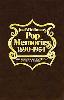Joel Whitburn's Pop Memories, 1890-1954