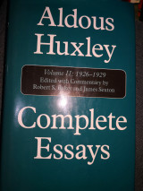 Aldous Huxley Complete Essays volume II 1926 1929