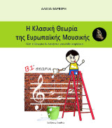 Η Κλασική Θεωρία της Ευρωπαϊκής Μουσικής Β1 τεύχος: Όλη η θεωρία και ασκήσεις για κάθε κεφάλαιο