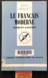 Le français moderne. Que sais-je? 6e edition