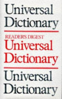 Reader's Digest Universal Dictionary