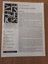 American Society for Aesthetics Newsletter, vol. 23,2 (Summer 2003)