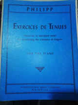 Exercices de Tenues for the piano