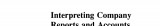 Interpreting company reports and accounts