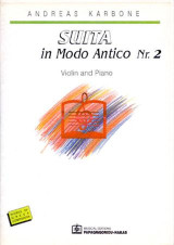 Suita in Modo Antico Nr.2: For Violin and Piano (1957)