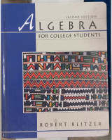Algevra for cllege students second edition