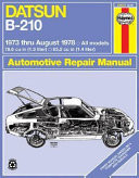 Datsun B-210 1973 thru August 1978