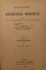 Exercices de Geometrie Moderne (1946)