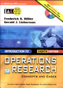 Intro To Operations Research 8E (Iae)