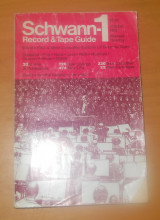 Schwann-1, Record & Tape Guide
