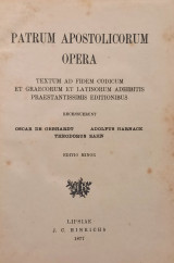 Patrum Apostolicorum Opera, Editio Minor (Σπάνιο)