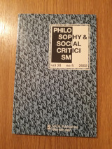 Philosophy & social criticism, vol. 28, no. 5 (2002)