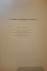 La double imposition en egypte