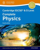 Cambridge IGCSE® and O Level Complete Physics Student Book Fourth Edition